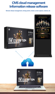 Pantalla Gigante para Montaje en Pared Exterior 4K de 75 Pulgadas, 2000 Nits, Cristal de 6mm, IP65, Android 2+32GB con Texto para Edificios de Sede Corporativa - Product Image 3