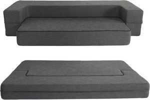 Sofá Cama Plegable Moderno de Espuma Viscoelástica, Sofá Futón Completo, Sillón Cama para Sala de Estar, Colchón para Invitados - Product Image 3