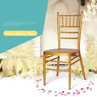 เก้าอี้รับประทานอาหารโรงแรม,เก้าอี้จัดงานแต่งงานโลหะไม้ไผ่สีทองวางซ้อนกันได้ทันสมัย