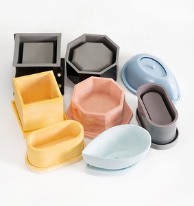 Portalápices moldes DIY flor carnosa maceta de silicona plantas <span class=keywords><strong>suculentas</strong></span> maceta de hormigón molde Moldes De Silicona - Product Image 1