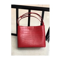 Sac à main en cuir de crocodile authentique pour femmes, design de mode de luxe de qualité supérieure