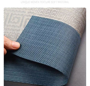 Napperons en PVC STARUNK pour table à manger en <span class=keywords><strong>vinyle</strong></span> tissé <span class=keywords><strong>tapis</strong></span> de table résistants à la chaleur en tissu lavable antidérapant pour <span class=keywords><strong>cuisine</strong></span> de ferme - Product Image 6