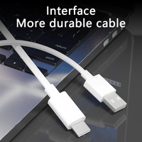 Cable de Carga Rápida USB 2.0 Tipo-C 3A 5A Quick Charge 3.0 de 1m con Conector Tipo A para Carga de Teléfonos Móviles (Cobre Puro)