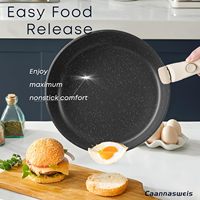 Nouvel arrivage : Batterie de cuisine 15 pièces en aluminium, antiadhésive, à rayures verticales, avec poignées amovibles, compatible gaz et induction, passe au lave-vaisselle