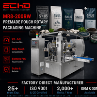Machine d'emballage automatique complète pour sachets préformés ECHO, pour poudre humide et snus