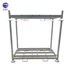 Support en acier galvanisé durable à double empilage et à usage intensif pour palette de poteau - Product Image 2