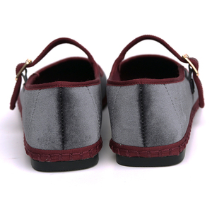 Zapatos planos de terciopelo de lujo para mujer, con suela cosida, colores personalizables, ideales para el día a día, ¡<span class=keywords><strong>en</strong></span> oferta! - Product Image 4