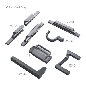Modern Zinc Alloy Furniture <b>Hardware</b> Handles Pulls Knobs for Wardrobe <b>Kitchen</b> Bedroom Living Room Use-Durable Easy Installation - Product Image 3