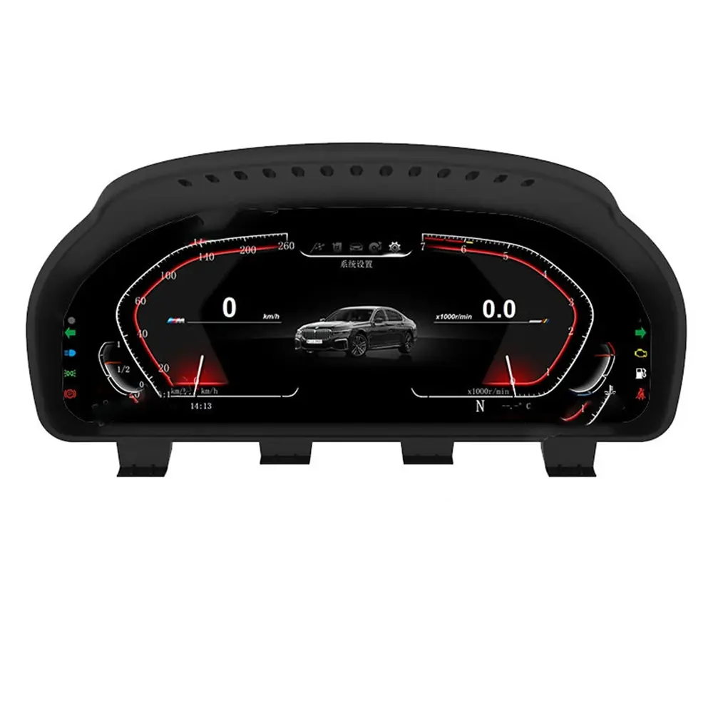 Instrumento de panel digital de coche original para BMW X3 X4 X5 X6 2013 2014 2015 2016 2017 LCD velocímetro estéreo Pantalla de salpicadero