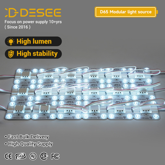 DESEE Universal Replacement LED Module for Commercial Signage Backlighting Flexible Integrated LED Light Source