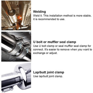 Tùy chỉnh M4 thép không gỉ phổ xe exhaust <span class=keywords><strong>muffler</strong></span> - Product Image 4