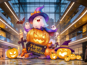 Lanterne a Forma di <span class=keywords><strong>Zucca</strong></span> da Appendere, Impermeabili e Riutilizzabili, Decorazioni per <span class=keywords><strong>Halloween</strong></span> da Esterno/Interno per Viali Comunali, Parchi e Ponti - Product Image 5