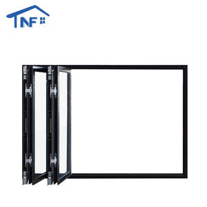 زجاج مزدوج حديث قابل للطي مع نافذة معزولة بمكونتين للاستخدام في الفيلا - Product Image 2