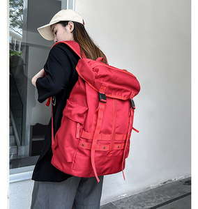 Sac à dos pour ordinateur portable unisexe pour adolescents, antivol, tendance, imperméable, en tissu Oxford avec doublure en polyester, motif de lettres - Product Image 4