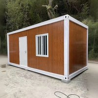 XH Maison conteneur mini de luxe de 20 pieds, résidentielle, mobile, préfabriquée, en panneaux sandwich en acier léger, villa en kit pour cabane de vacances