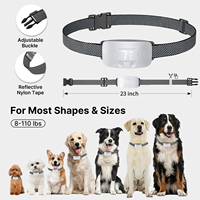 Hundetrainingshalsband mit Fernbedienung, Elektronischer Trainer mit Vibration, Ton, Piepton, IP68-zertifiziert, Wiederaufladbar, Umweltfreundlicher Kunststoff, Intelligent, Langlebig