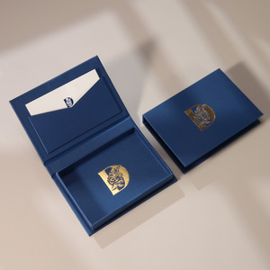 Caja para Joyería Ecológica Reciclable en Forma de Mini Libro con Logotipo Personalizado Estilo Sencillo e Impresión de Logo Único - Product Image 1