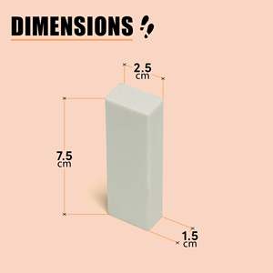Gomme à daim pour nettoyer les chaussures en daim et en nubuck, élimine instantanément les taches, les éraflures et les marques, restaure instantanément la texture, sûre et facile à utiliser - Product Image 2