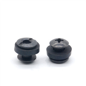 Đen 8-32 Máy Vít Giàn Đầu Binding Bài Rãnh Nam Nữ Vít Chicago Vít - Product Image 4