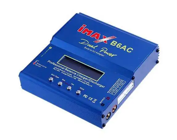 HOT IMAX B6AC 80W 6A Giocattolo di RC Lipo Caricatore Dell'equilibrio Della Batteria Scaricatore Doppia Alimentazione Lipo Nimh Nicd Caricatore Con schermo A CRISTALLI LIQUIDI Digital