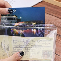 Pochettes A6 pour classeur, pochettes transparentes en PVC double face, enveloppes de budget pour feuilles mobiles, organiseur de cartes et d'enveloppes de trésorerie à chargement interne