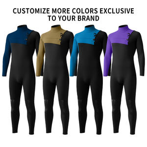 Vente en gros 3/2mm poitrine Zip Surf combinaison Bodysurf vêtements fabricants homme femme néoprène coupe-vent surf plongée combinaison humide - Product Image 5
