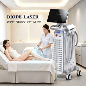 Producto de Tendencia 2026, Máquina de Depilación Láser de Diodo de Cuatro Longitudes de Onda 808nm, 755 808 1064nm, Dispositivo de Belleza para Depilación con Enfriamiento por Hielo 2026 - Product Image 2
