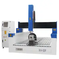 4 Axis CNC Router Foam Milling Carving Machine with Swing Head of 180 Degree