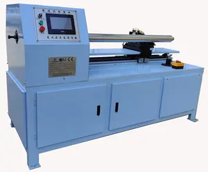 Mesin pembuat kotak karton paling populer mesin pemotong tabung kertas biru mesin pemotong pipa PVDF