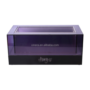 Custom Logo Warm Light Acrylic Ice Tub, LED <b>Illuminated</b> Beverage Chiller for Entertainment Venue - Product Image 6