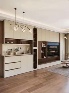 Modern Corner Wardrobe Eco-Friendly Freestanding Bedroom Furniture for Apartment Gym Open <b>Cabinet</b> Design Custom Factory Outlet - Product Image 4