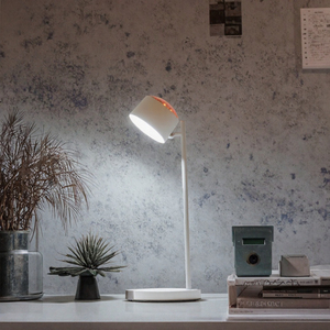 Moderne Büro-Schreibtischlampe aus Metall mit Touch-Steuerung, USB-Anschluss, 3-stufiger Helligkeit, LED-Beleuchtung, Kabelloser Aufladung und Projektionslicht - Product Image 1