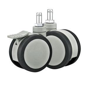 75/100/125mm Voll kunststoff PU Medical <span class=keywords><strong>Twin</strong></span> <span class=keywords><strong>Caster</strong></span> Geben Sie eine medizinische Betten Medical Equipments Wheels <span class=keywords><strong>Caster</strong></span> - Product Image 4