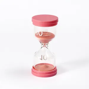 SBS поставщики настольные песочные стеклянные подарочные украшения 10 мин песочные часы значимый праздничный подарок для ребенка удобный игровой таймер