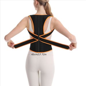 Cintura di supporto per la <span class=keywords><strong>schiena</strong></span> ortopedica postura <span class=keywords><strong>corsetto</strong></span> sostegno per uomo raddrizzatore posteriore spalla rotonda uomini donne postura correttore - Product Image 4