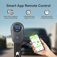 Borne de recharge murale pour VE 11kW 16A avec lecteur de carte, IP65, prises Type 1/2 GB/T, contrôle WiFi, certifiée CE, garantie 24 mois
