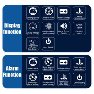 Wiiyui Nhà Máy Trực Tiếp M8 Head up Hiển Thị 3.5 Inch Phổ Xe HUD OBD2 Chiếu Với Nhiệt Độ Nước Chức Năng - Product Image 5