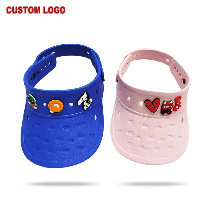 Tennis Sport Running Golf berretti da Baseball EVA Beach Travel Outdoor visiera cappelli e berretti da sole con Logo personalizzato borsa ciondoli per berretto da scarpe