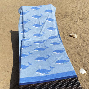 Serviette <span class=keywords><strong>de</strong></span> bain et <span class=keywords><strong>de</strong></span> plage pour enfants 100 % coton, imprimée des deux côtés, séchage rapide et douce - Product Image 3