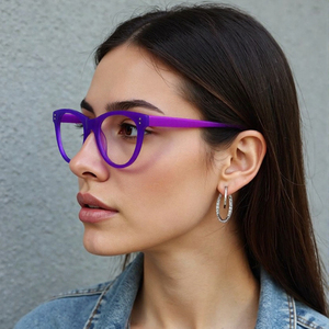 21305, venta al por mayor, 2025, monturas de gafas de ojo de gato a la moda de alta calidad para anteojos para hombres y mujeres - Product Image 1