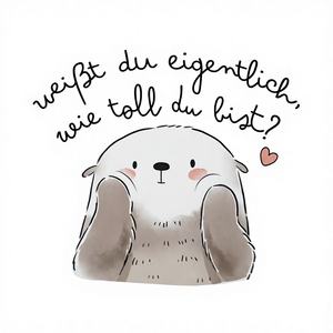 Imán <span class=keywords><strong>de</strong></span> Nutria con <span class=keywords><strong>Frase</strong></span> '¿Sabías Cuán Increíble Eres?' Diseño Kawaii Lindo Símbolo <span class=keywords><strong>de</strong></span> Corazón <span class=keywords><strong>Amor</strong></span> <span class=keywords><strong>Amistad</strong></span> Perfecto para Amigos Redondo - Product Image 1