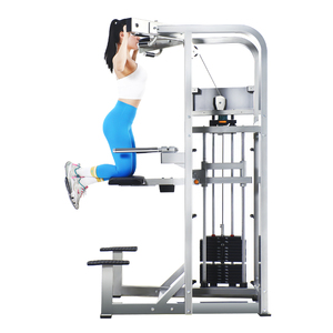 Máquina de Dominadas Asistidas de Acero de Grado Comercial, Equipo de Gimnasio, Estaciones de Dips, Barras de Dominadas, Ejercicio Personal HX-HM-610 - Product Image 2