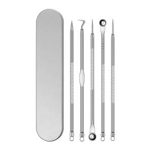Pimple Popper <strong>Tool</strong> Blackhead Remover <strong>Tools</strong> Lancet Needle Kit Professional Facial <strong>Milia</strong> <strong>Removal</strong> Blackhead Extractor <strong>Tool</strong> - Product Image 1