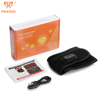 Masseur électrique sans fil PAKISS pour le cou et les épaules, lumière rouge, 36 LED, chauffage, vibration, pétrissage, massage du cou, du dos, des cervicales, des jambes