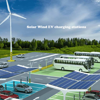 CF 150KW 240kw 960kw Chargeur solaire EV DC Station de charge de voiture électrique avec fonction RFID prend en charge les normes CCS
