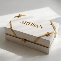 Boîte cadeau coulissante de luxe en carton rigide imprimé sur mesure pour cosmétiques |   Emballage de flacons de soins de la peau et de parfums avec tiroir à ruban