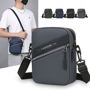 Men's Shoulder Bag 7 Inch Lightweight Crossbody Bag Fashion Solid Color Everyday Use - Product Image 2