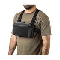 Sac à dos tactique OEM unisexe en nylon Oxford durable avec fermeture éclair personnalisable 25-49L, pochettes Molle, équipement de camping, course à pied et plein air