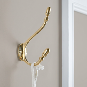 Ak Brass Perfect Styles Gancho de pared de metal con acabado de latón, gancho para abrigos, baño, colgador de cocina - Product Image 3