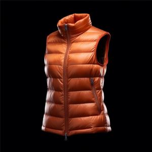 Manteaux en duvet pour femmes de grande taille Gilet chaud <span class=keywords><strong>sans</strong></span> <span class=keywords><strong>manches</strong></span> Manteaux à bulles de couleur Parkas Veste rembourrée à fermeture éclair - Product Image 6